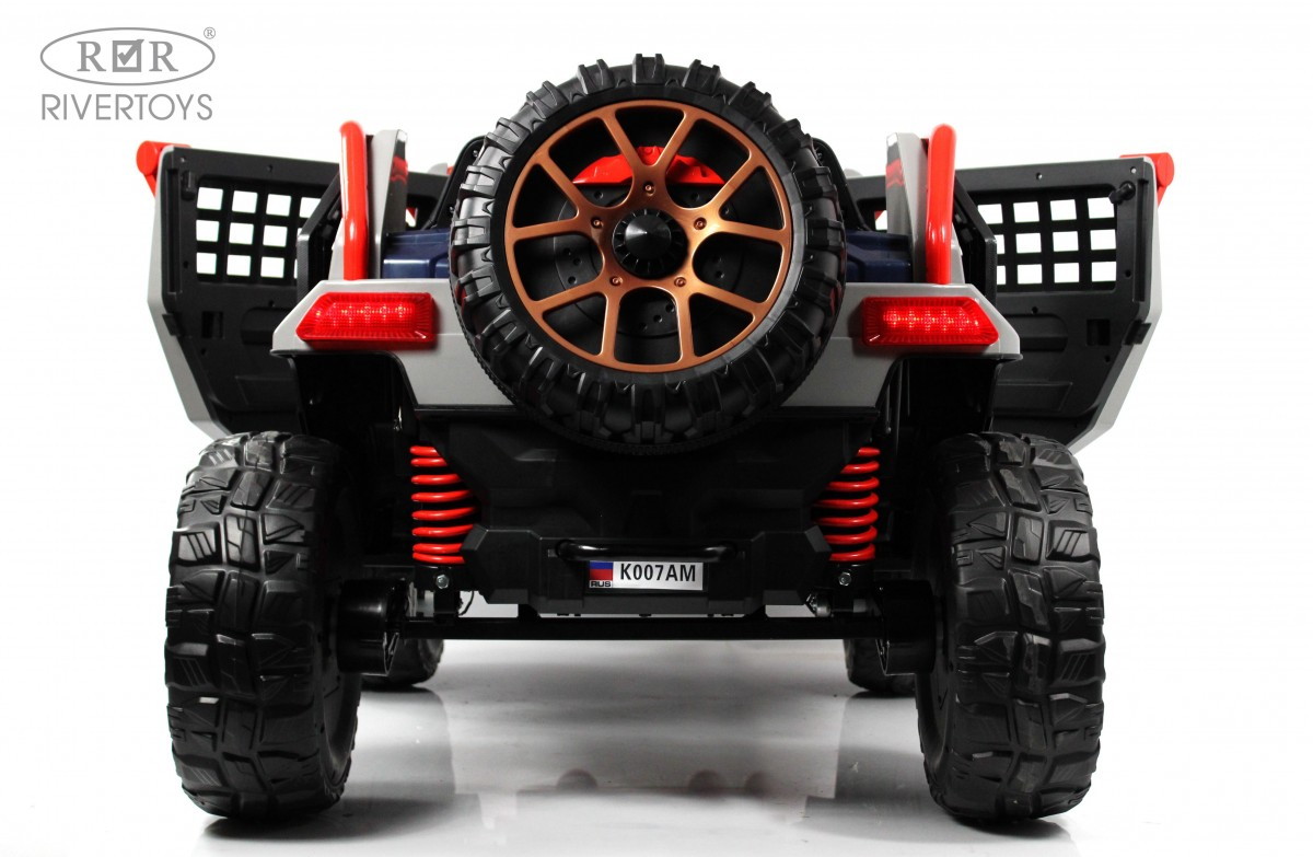 Детский электромобиль RiverToys K007AM серый hnyxwac3m3z62bthol6jlg370wqplmqq