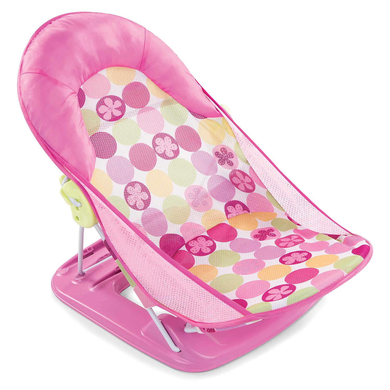 Лежак с подголовником для купания Summer Infant Deluxe Baby Bather розовый 108107370-lezhak-s-podgolovnikom-dlya-kupaniya-summer-infant-deluxe-baby-ba