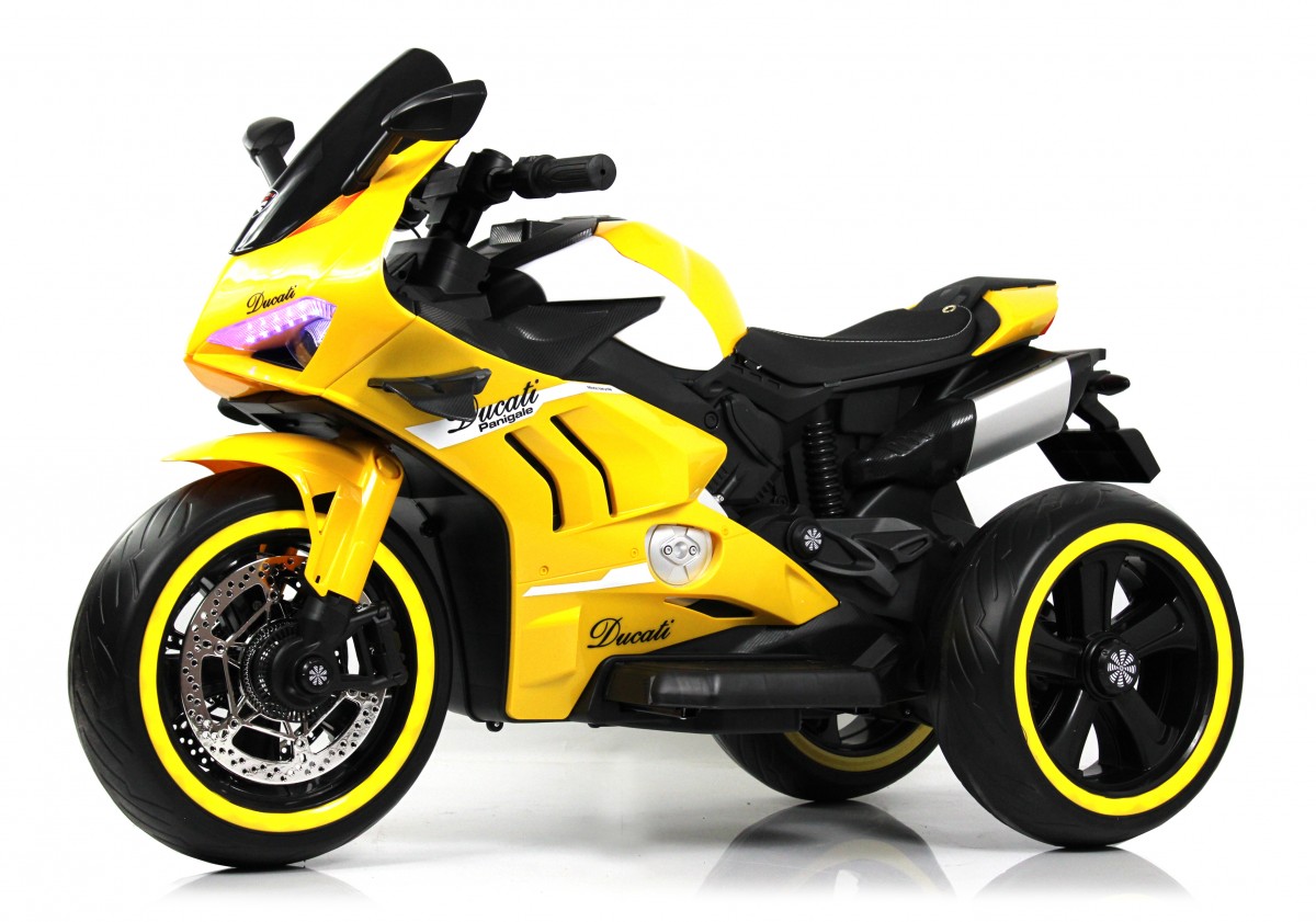 Детский электромотоцикл RiverToys М777БХ желтый 7vpgmwzpf9psv61pfubjjzenznjrarqk