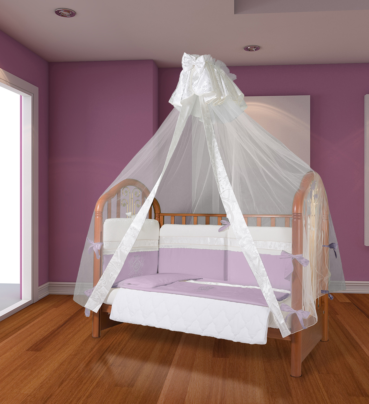 Комплект постельного белья Esspero Ribbon Royal Lavanda 3f5ee4b070857f1025a60c68c2788de1