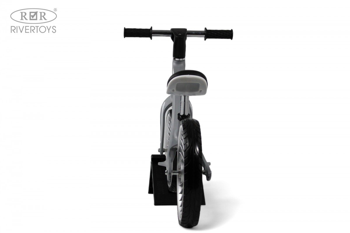 Детский беговел RiverToys HB-007-12 серый 6vjjg3ysueo7z0kl8cgcgedjug5nzvs2