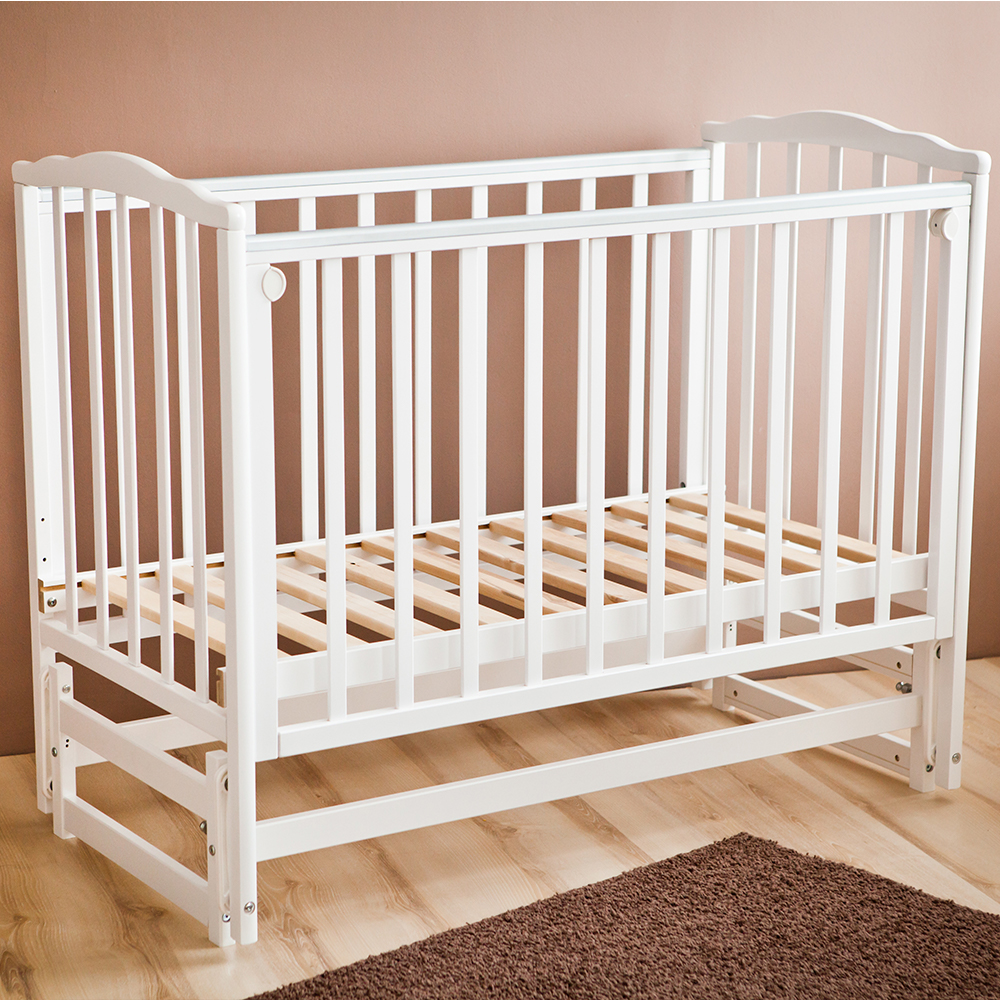 Детская кроватка Красная звезда (Можга) Кристина С 619 (маятник) Белый f3564f76bb64bd9350d0a2e7d981076b