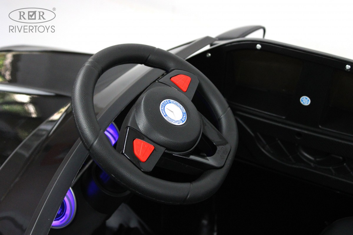 Детский электромобиль RiverToys X001XX черный глянец y15hbnfzuu5lx5um1ogxlobxhn2vrqy9