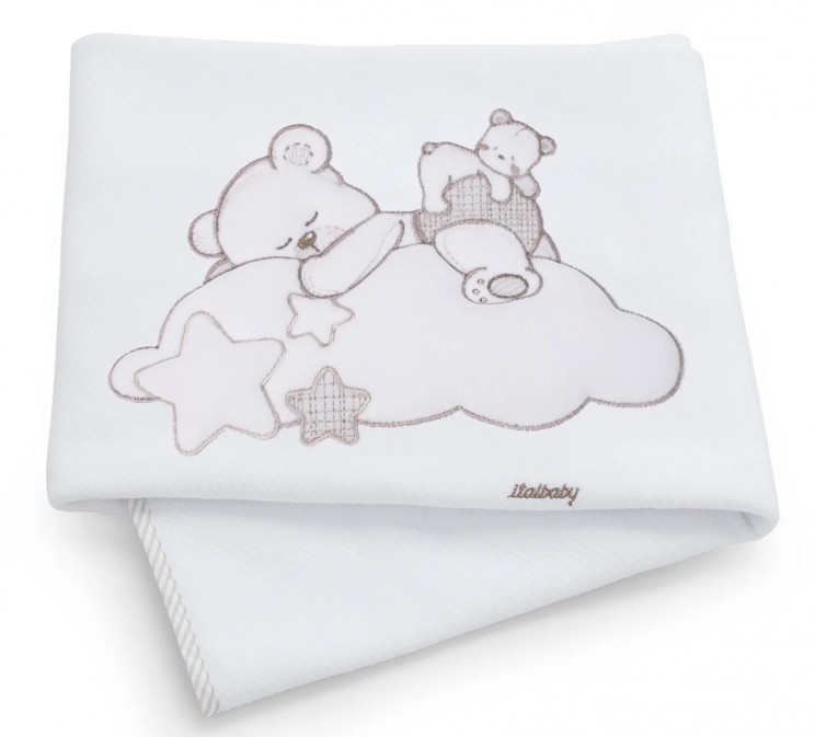 Покрывало Italbaby Sogni d Oro 110х150 см белый xzs2mr5rmpv2v9ks6njuk6xamargex23