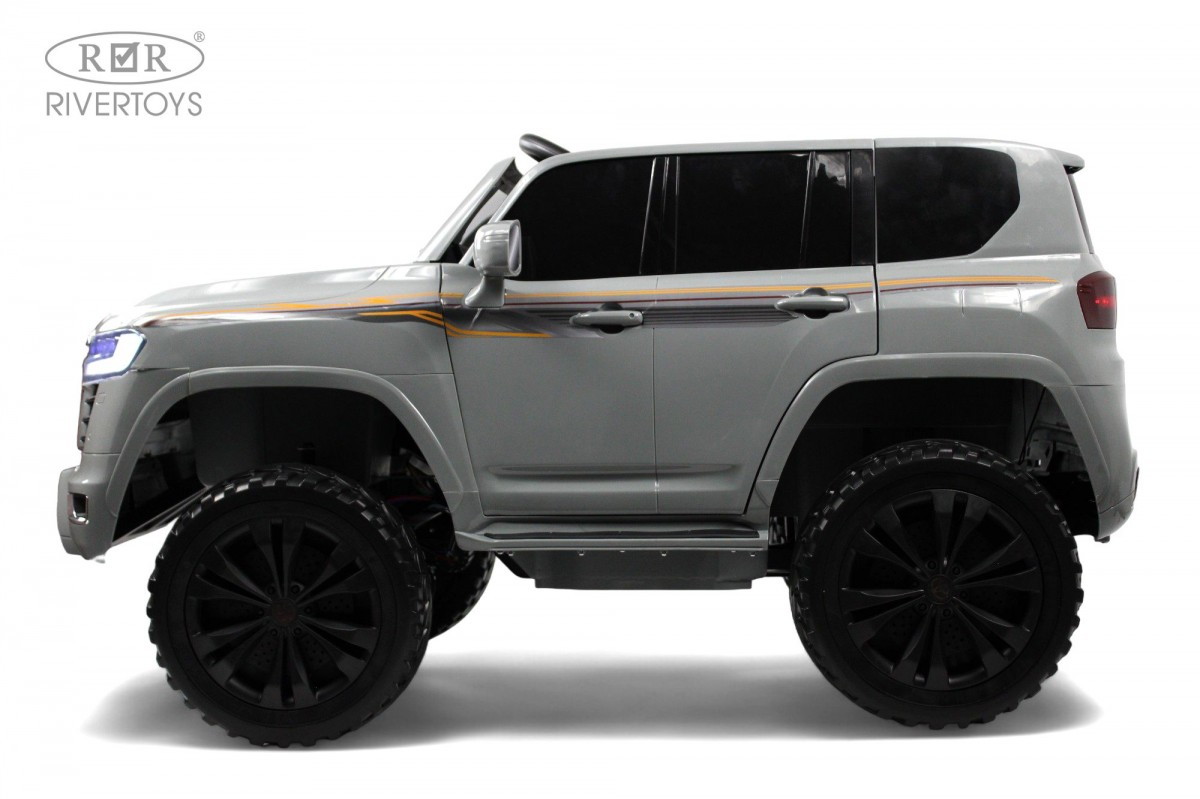 Детский электромобиль RiverToys Toyota Land Cruiser 300 L999LL серый 0jf8jnkhyig9nxe7tug1511h1vnovd1h