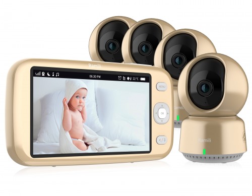 Видеоняня Ramili Baby RV1600X4 (четыри камеры в комплекте)
