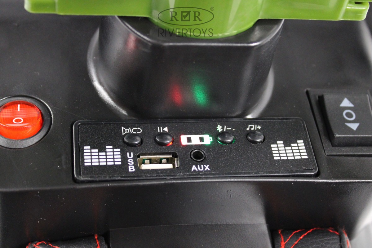 Детский электромобиль RiverToys G005GG зеленый lmf99mxml55jh42kpar3sc59qlsppxkd