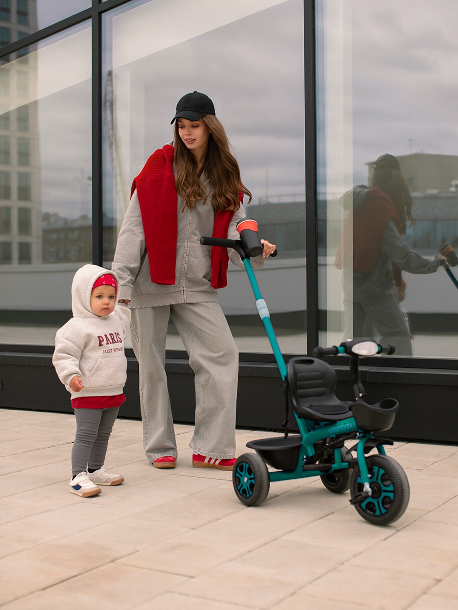 Трехколесный велосипед AmaroBaby Legend с ручкой зеленый 0wdvq3l77r1zi03d79nf8xwkozoie04h