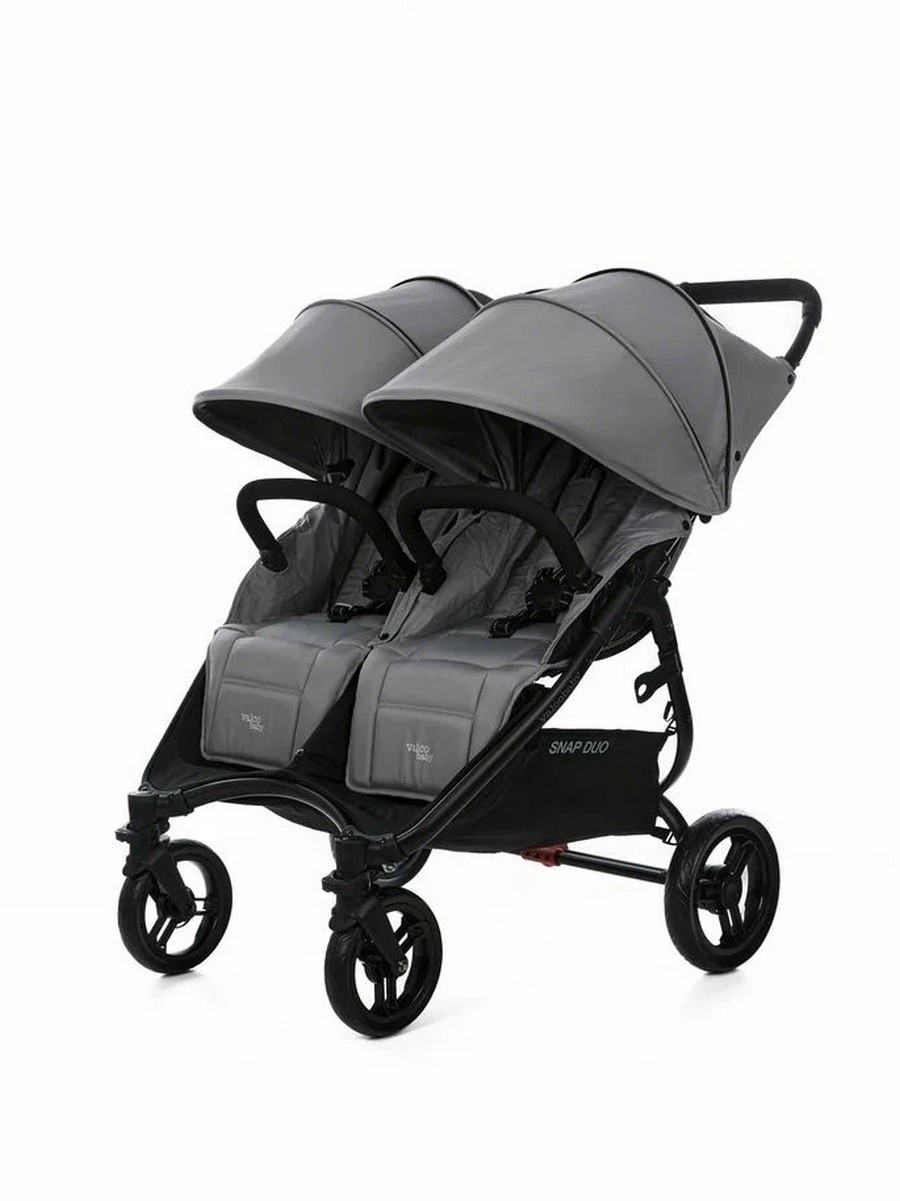 Прогулочная коляска для двойни Valco baby Snap Duo (Flatt Matt / Cool Grey)