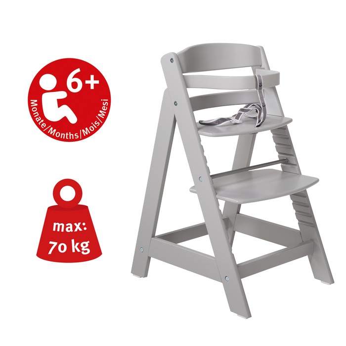 Стульчик для кормления ROBA Sit Up III Серый 7fb6556t1mkn11tildejnji465w2rp6r