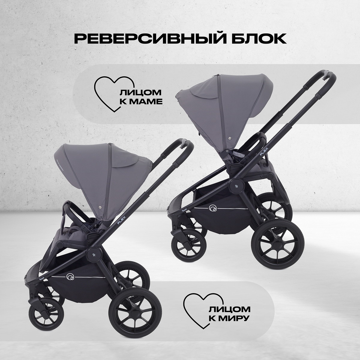 Детская коляска Rant Flex 2 в 1 RA076 Graphite 8s2kcpr0q9l1hsgxam0fdw4d2thhfniu