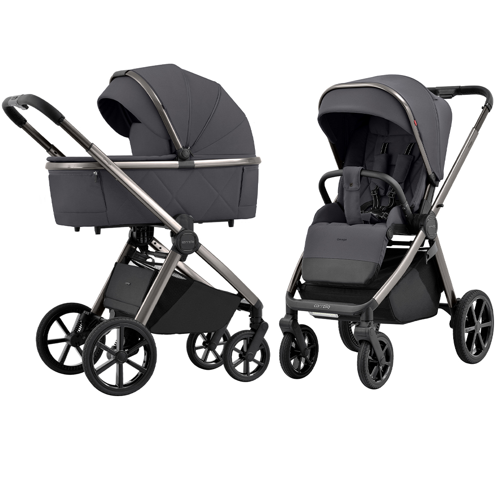 Коляска 2 в 1 Carrello Omega CRL-6530/1 Excellent Grey 108134162-kolyaska-2-v-1-carrello-omega-crl-6530-1-excellent-grey