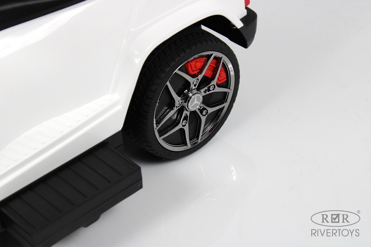 Детский толокар RiverToys Mercedes-Benz G63 Z001ZZ-B белый бриллиант vii3ei3zh6zz3vgbsu7iot2tgzjjtfgc