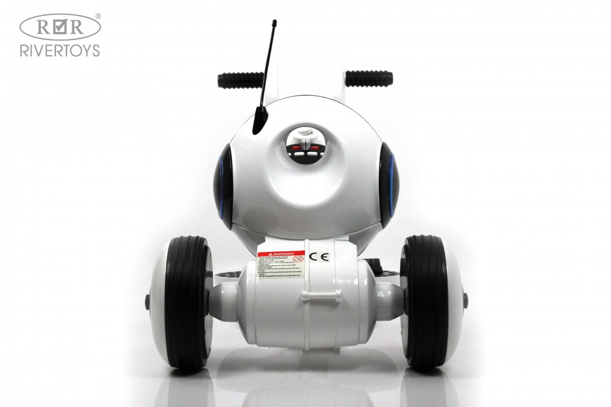 Детский электромотоцикл RiverToys Мoto HL300 белый 7qnl9g284k1wp7xlsl1byyscd3tfg1nl