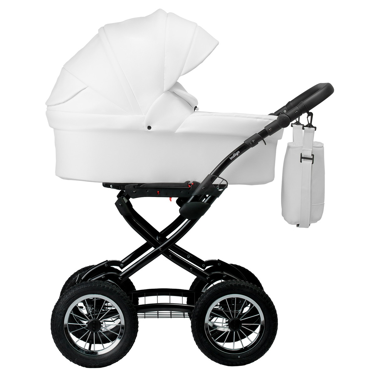 Коляска 2 в 1 Indigo BARBARA ECO Classic белая кожа l8tb8mtztvz7qus7t68b3rscgg8fvf2r