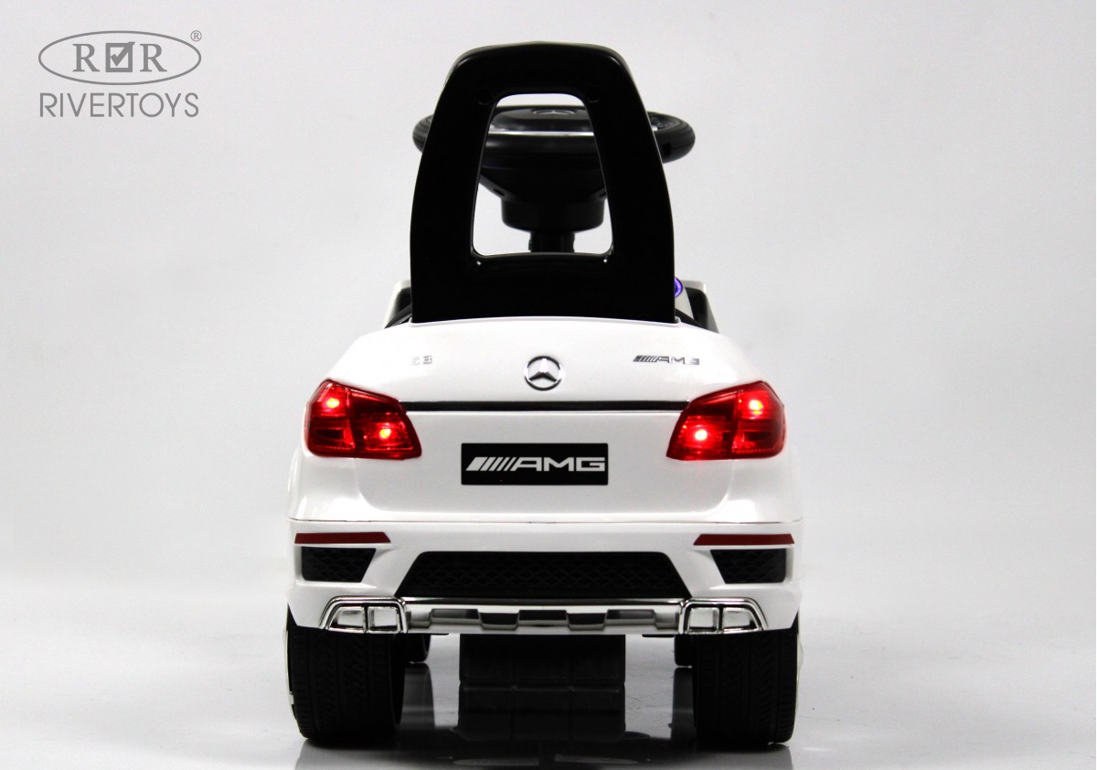 Детская каталка RiverToys Mercedes-Benz GL63 A888AA белый 480nyklm3ke0g429p9wi35ojzfxwy5qe