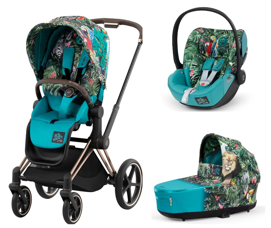 Коляска 3 в 1 Cybex e-Priam 4 (с электроприводом) (FE DJ Khaled We the Best)