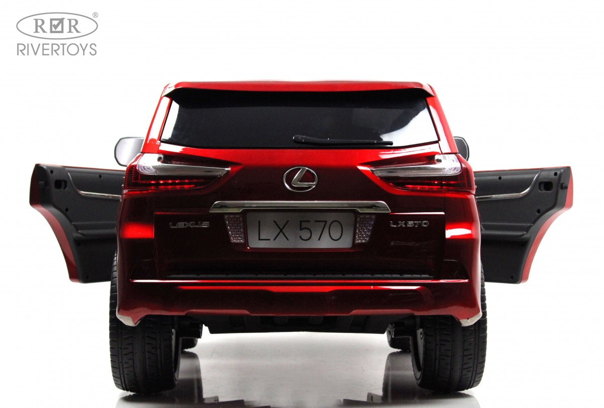 Детский электромобиль RiverToys Lexus LX570 Y555YY красный глянец 9q3le3pguoac52tpbih8a7132yu36q8c