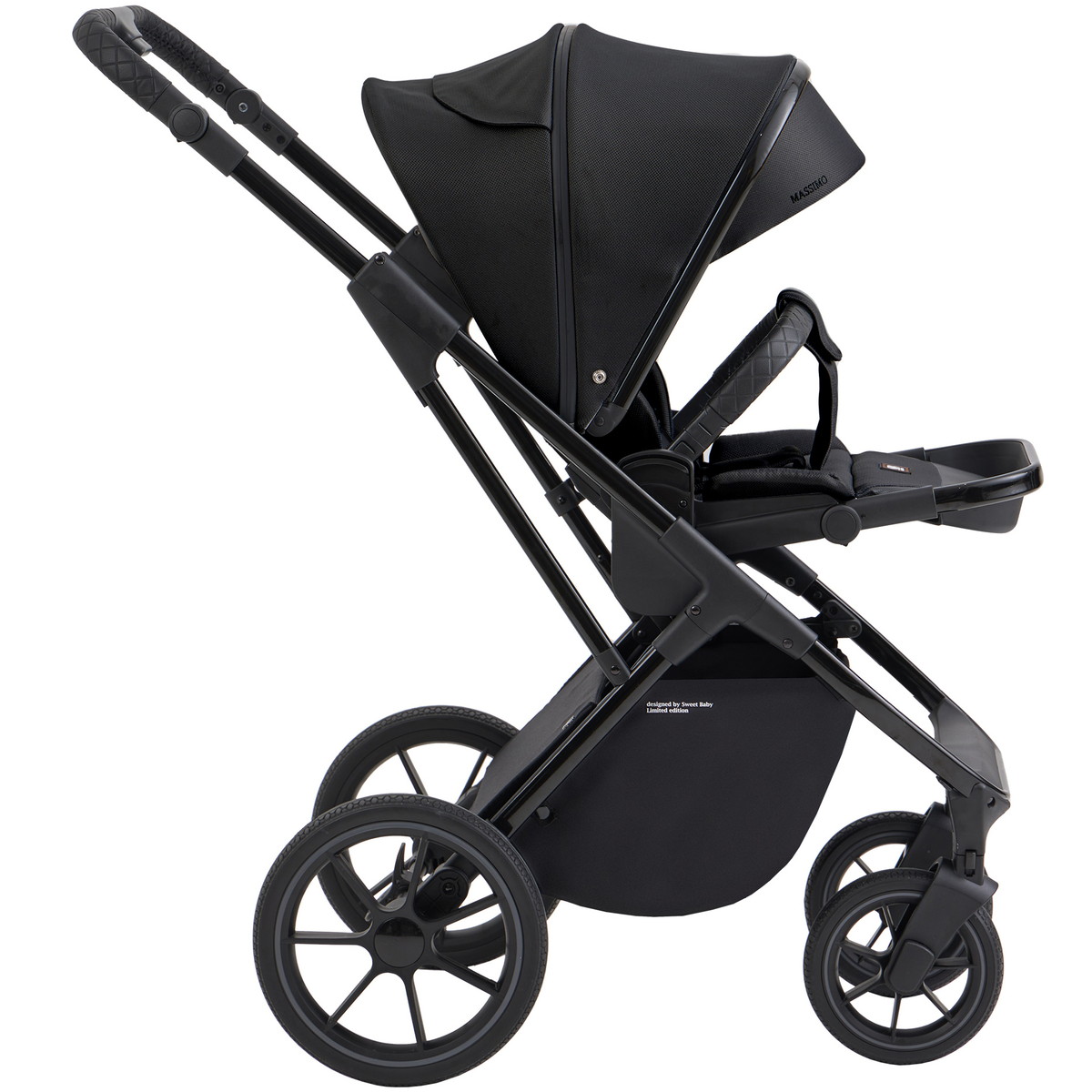 Детская коляска Sweet Baby Massimo SBL 2 в 1 Black 3bey58l7o7ppm14ml9nthqpo2v1rghz2