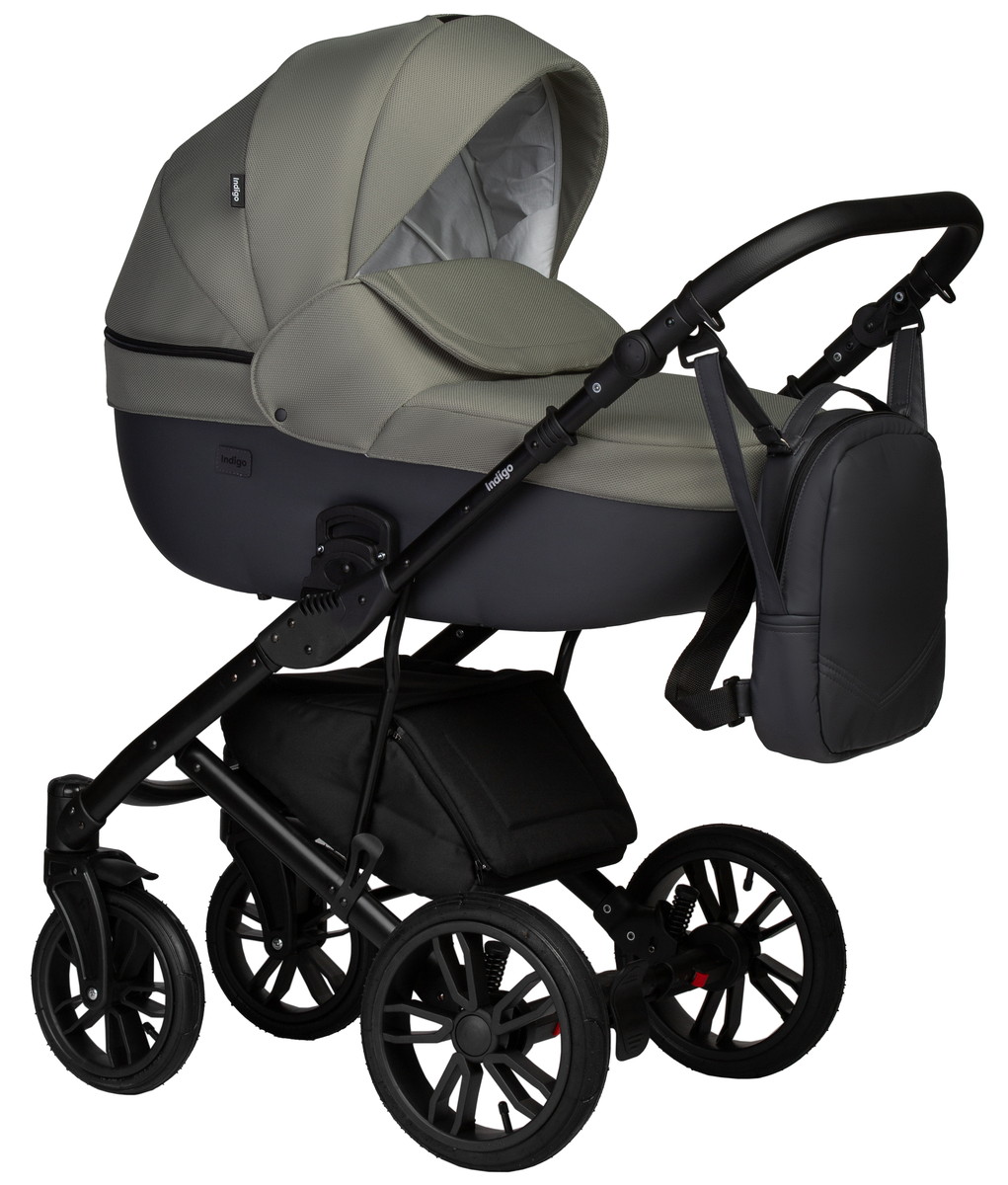 Детская коляска Indigo Mio S 2 в 1 05 т.серая кожа+зеленый rxit74eddu6klh5vb4mf15w1l0vv48y4