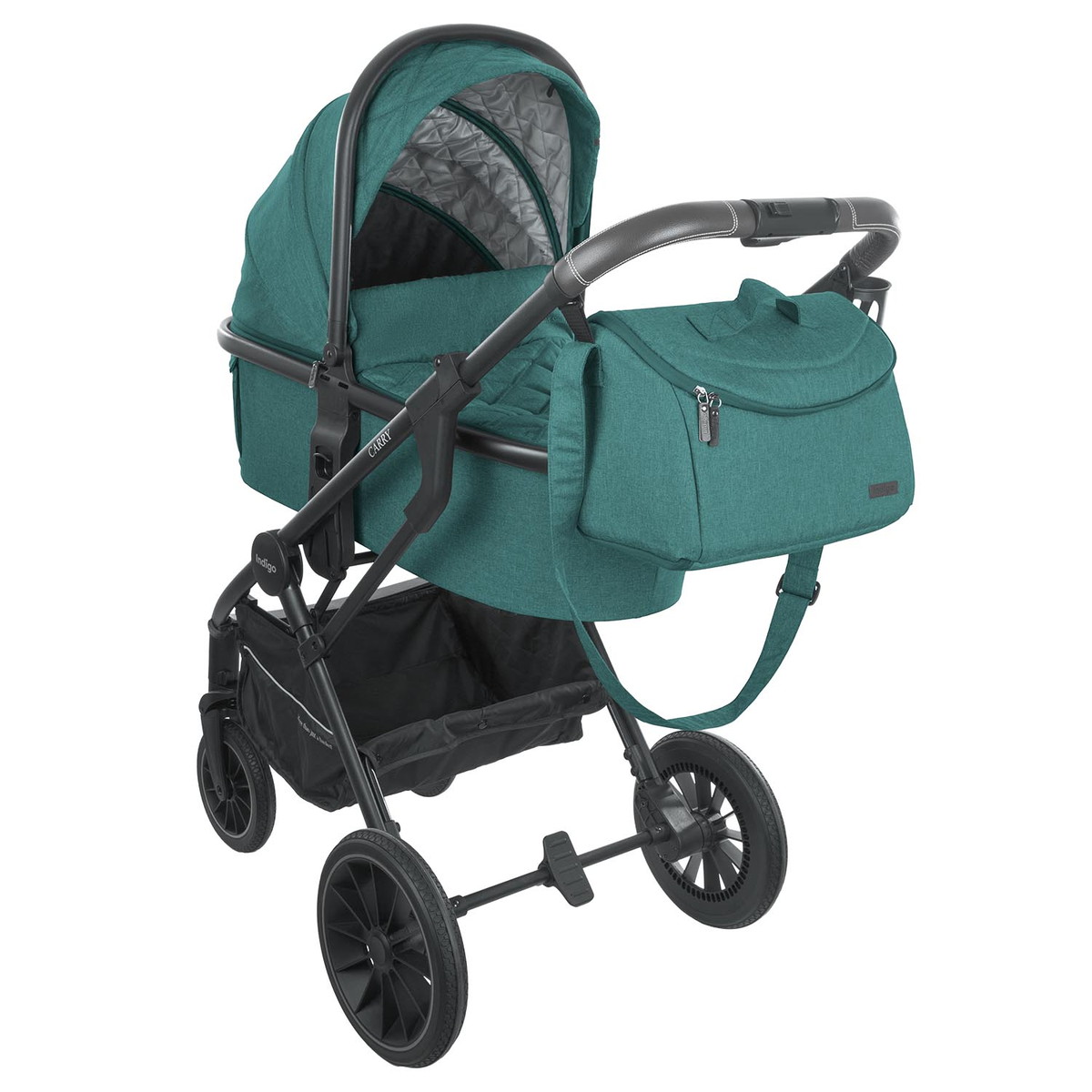 Коляска 3 в 1 INDIGO CARRY  зеленый 3itovlsh525a42yi92audhu5qdqptsyc