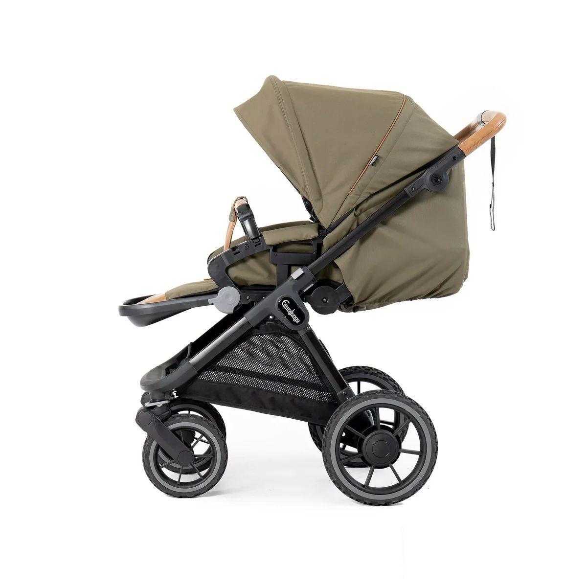Коляска 2 в 1 Emmaljunga Sento Pro Flat Outdoor Olive 20244