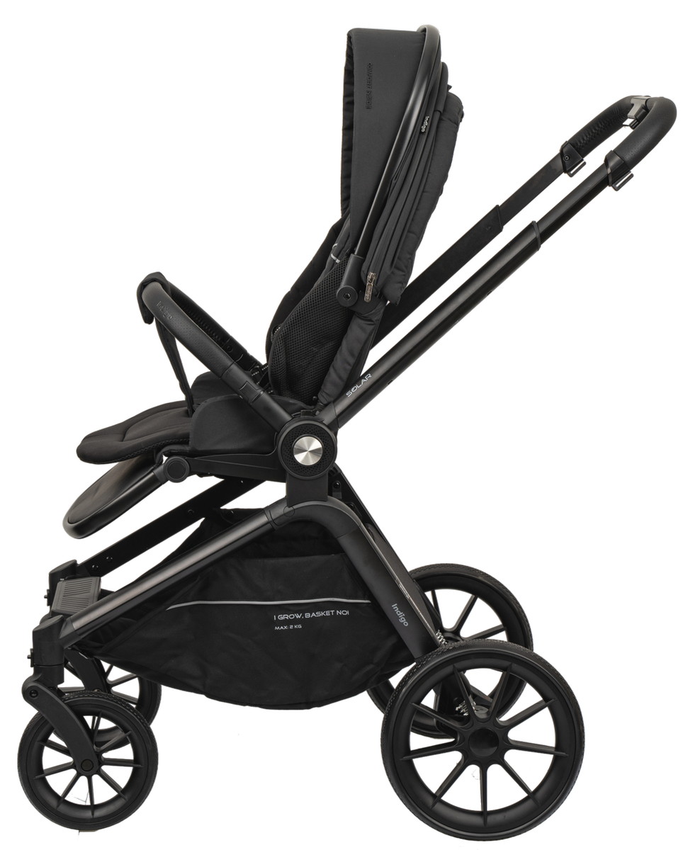 Детская коляска Indigo Solar 3 в 1 черный lz4a1mftvwrayuholeugwyt35jf45uxz