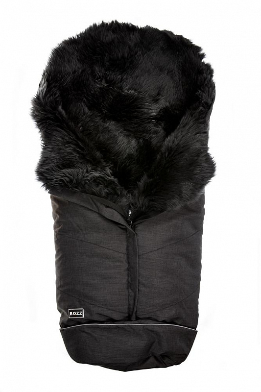 Зимний конверт BOZZ с длинным ворсом 20-2015-29 Черный меланж/Серый 0fb0423a67e5444da4953a90a1616f10