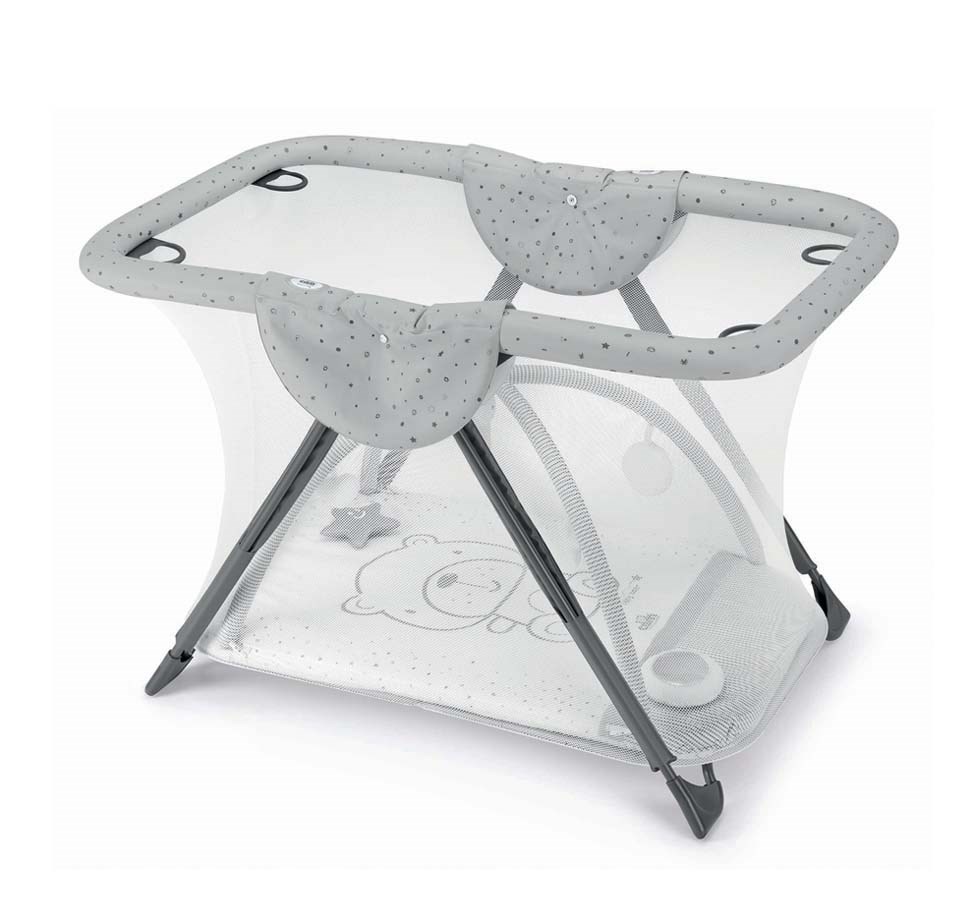 Детский манеж Cam Brevettato Millegiochi 262 серый с медвежонком 51fc09e19e4cf1cf74f29b549a9c3139