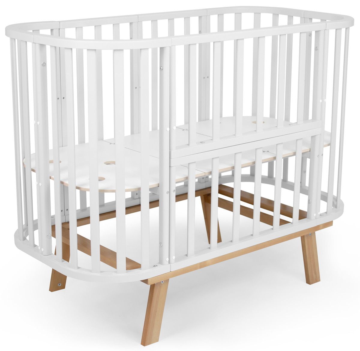 Детская кроватка Sweet Baby Barocco New с маятником Белый/Натуральный 20quhawmx00ybg7g68qg08yis2nd0c5w