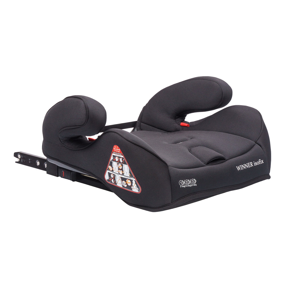 Автокресло Indigo WINNER ISOFIX, YB706B, группа 1+2+3  черный матовый oo495xue25nuzv74ed2vebyrkpris99p