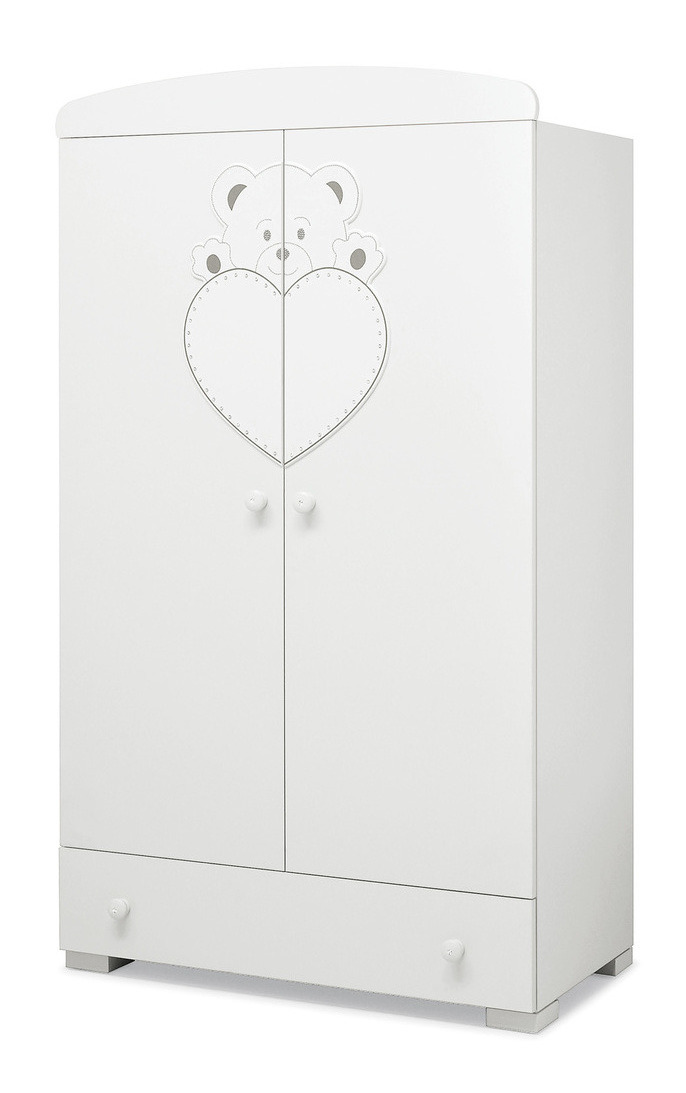 Шкаф двустворчатый Erbesi Cucciolo White (белый) f3c0c60fa9a3e39abf75965606863f26