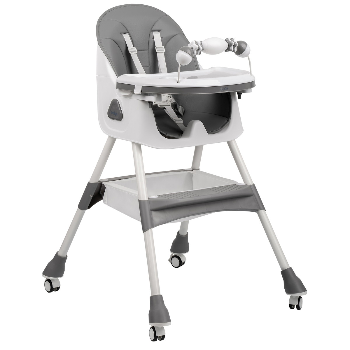 Стульчик для кормления Indigo Corn темно-серый ektmavw4hagukbg7gp0iklipzdzifb5u