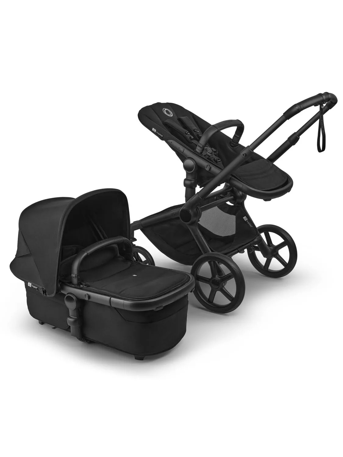Коляска 2 в 1 Bugaboo Fox 5 Renew complete (Black/Heritage black-Heritage black)