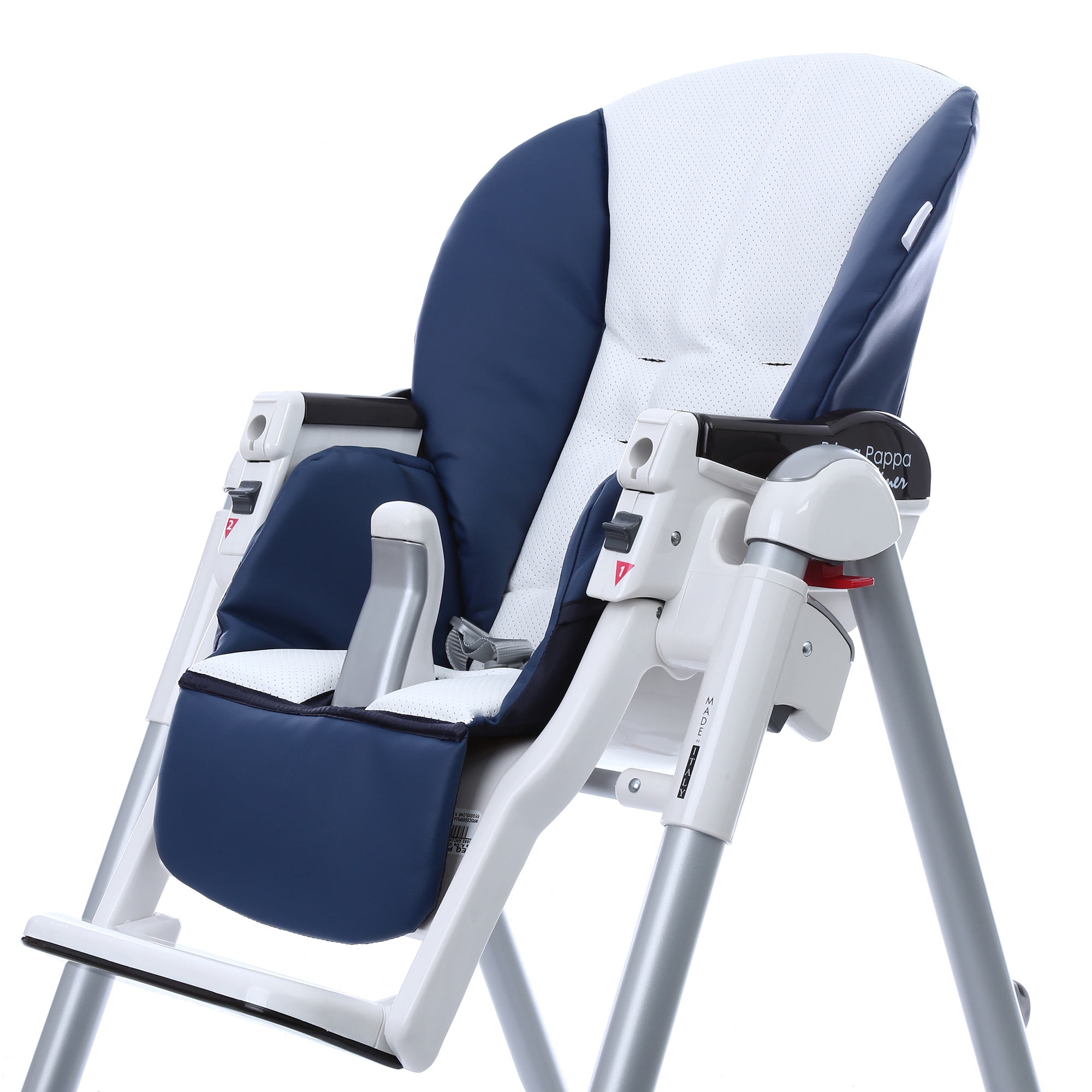 Сменный чехол сидения Esspero Sport к стульчику для кормления Peg-Perego Diner  (Navy/White)