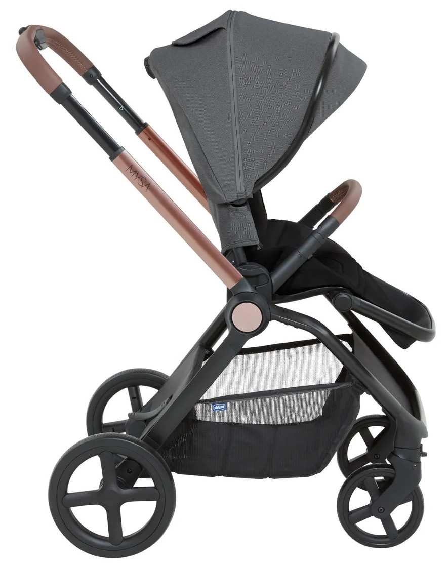 Коляска Chicco Mysa 2 в 1 Black Satin 0skfhlvzeeu019xq4yv998grotjypcut