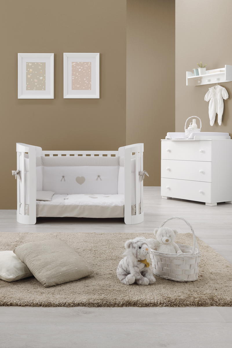 Детская кроватка Erbesi Sweet с матрасом Белый sw2kk8xtykh79h4opz3o784vm60uxpzj