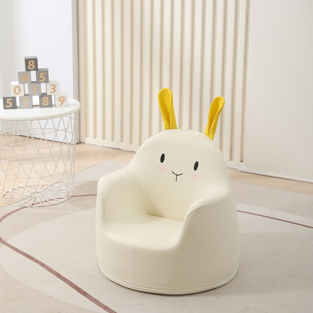 Кресло детское UNIX Kids Hare White размер S 108131687-kreslo-detskoe-unix-kids-hare-white-razmer-s