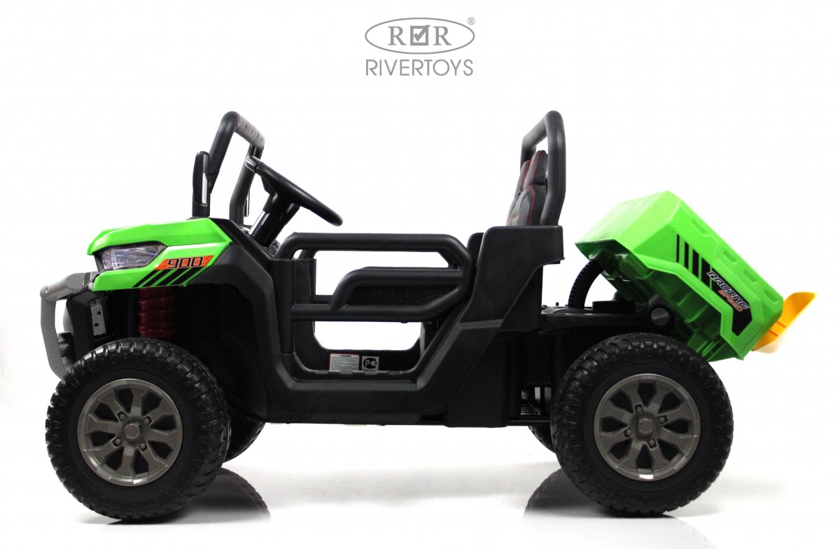 Детский электромобиль RiverToys H005HH зеленый sidubjvcsecmn556gfpdxi43bsd080uq