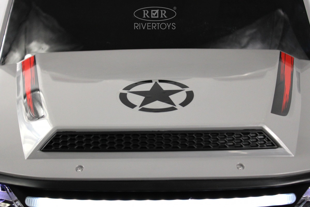 Детский электромобиль RiverToys X888XX серый 9iuse0nl45t2v8pc6swhe9v63vridr0t