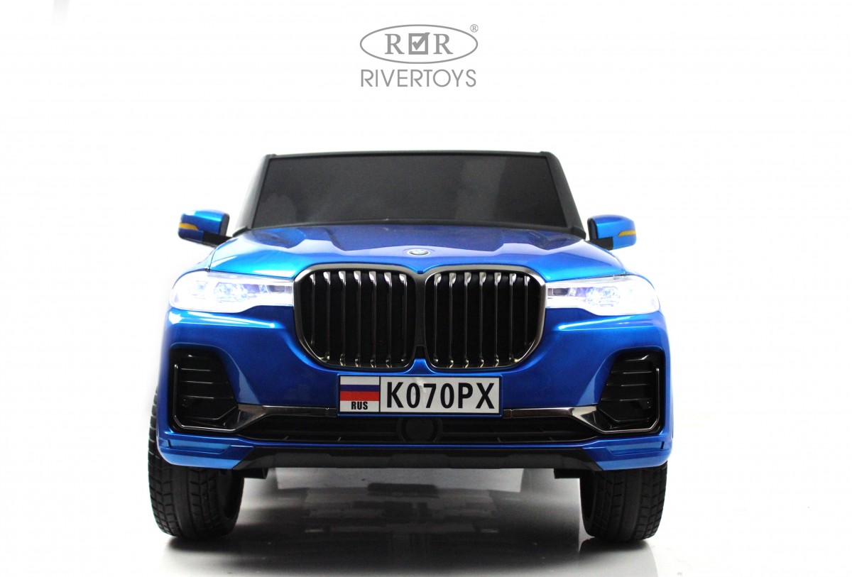 Детский электромобиль RiverToys K070PX синий глянец wz8m8rw1ot4db8yvl2r0whq4hky3mpf5