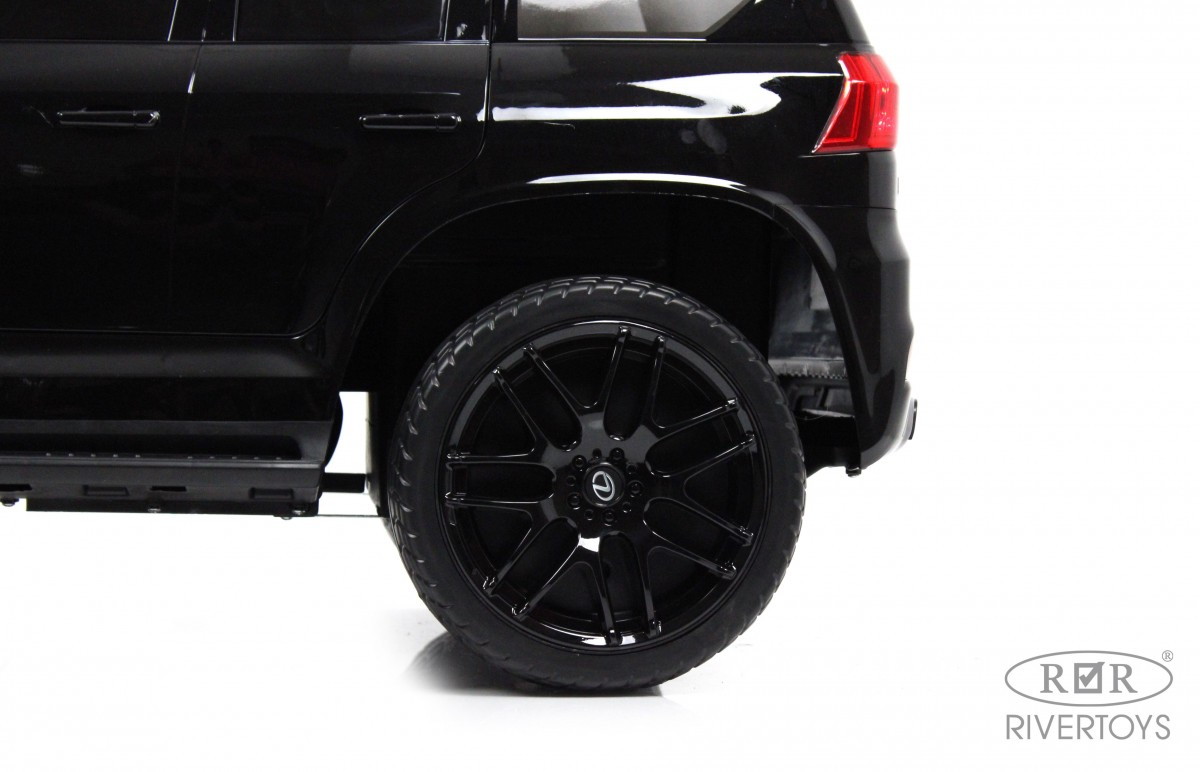 Детский электромобиль RiverToys Lexus 570 E555EE черный глянец i9bc1qi1lv0ilvxlh9cvyfcrwdy1q0t3