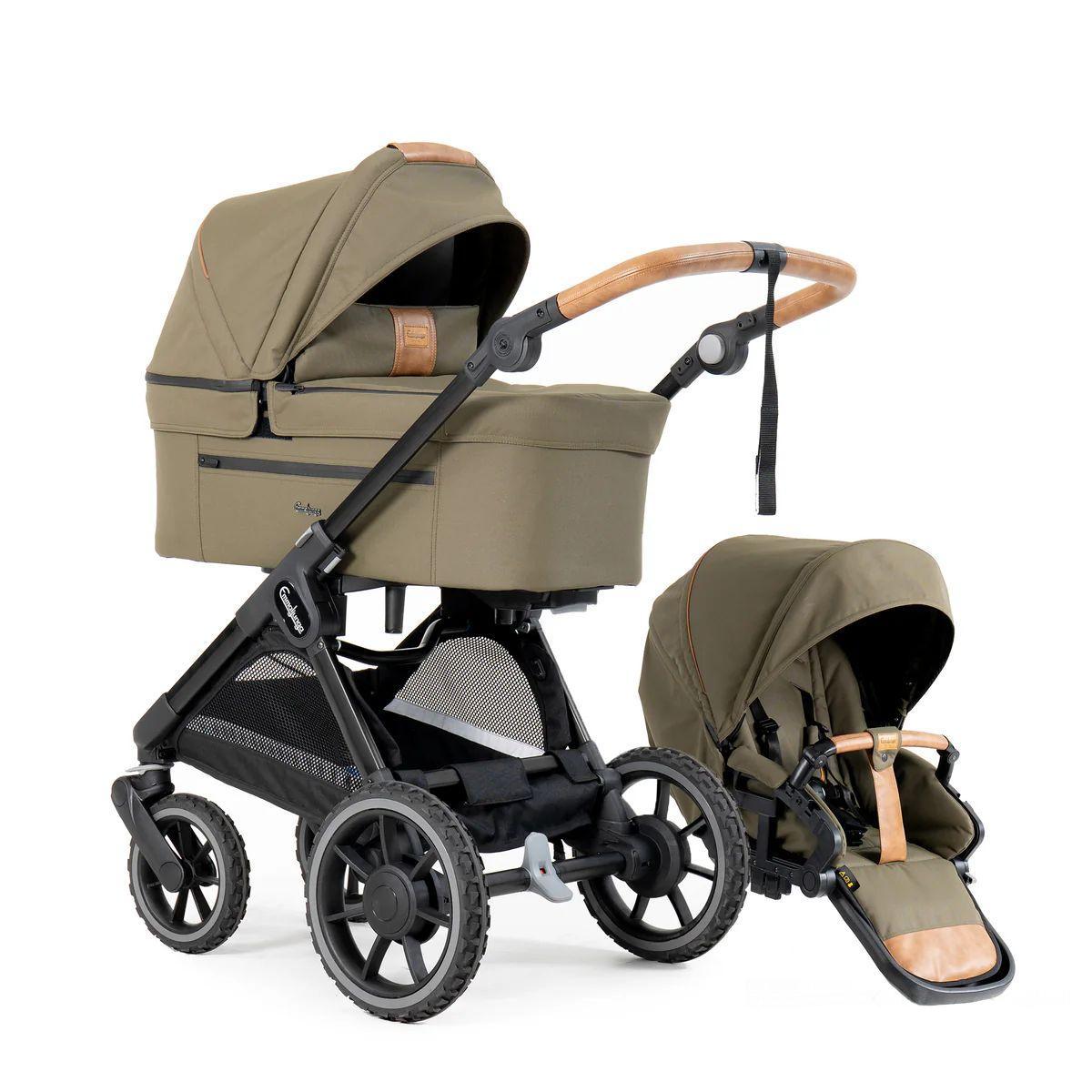 Коляска 2 в 1 Emmaljunga Sento Pro Flat  (Olive)