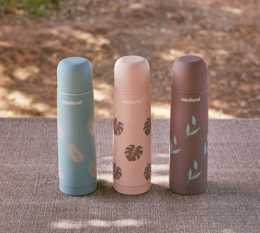 Детский термос для жидкостей Miniland Terra Thermos 500 мл бирюзовый/пальмы 6wxjgokfa700iufrevu3mmtyiodzjvos