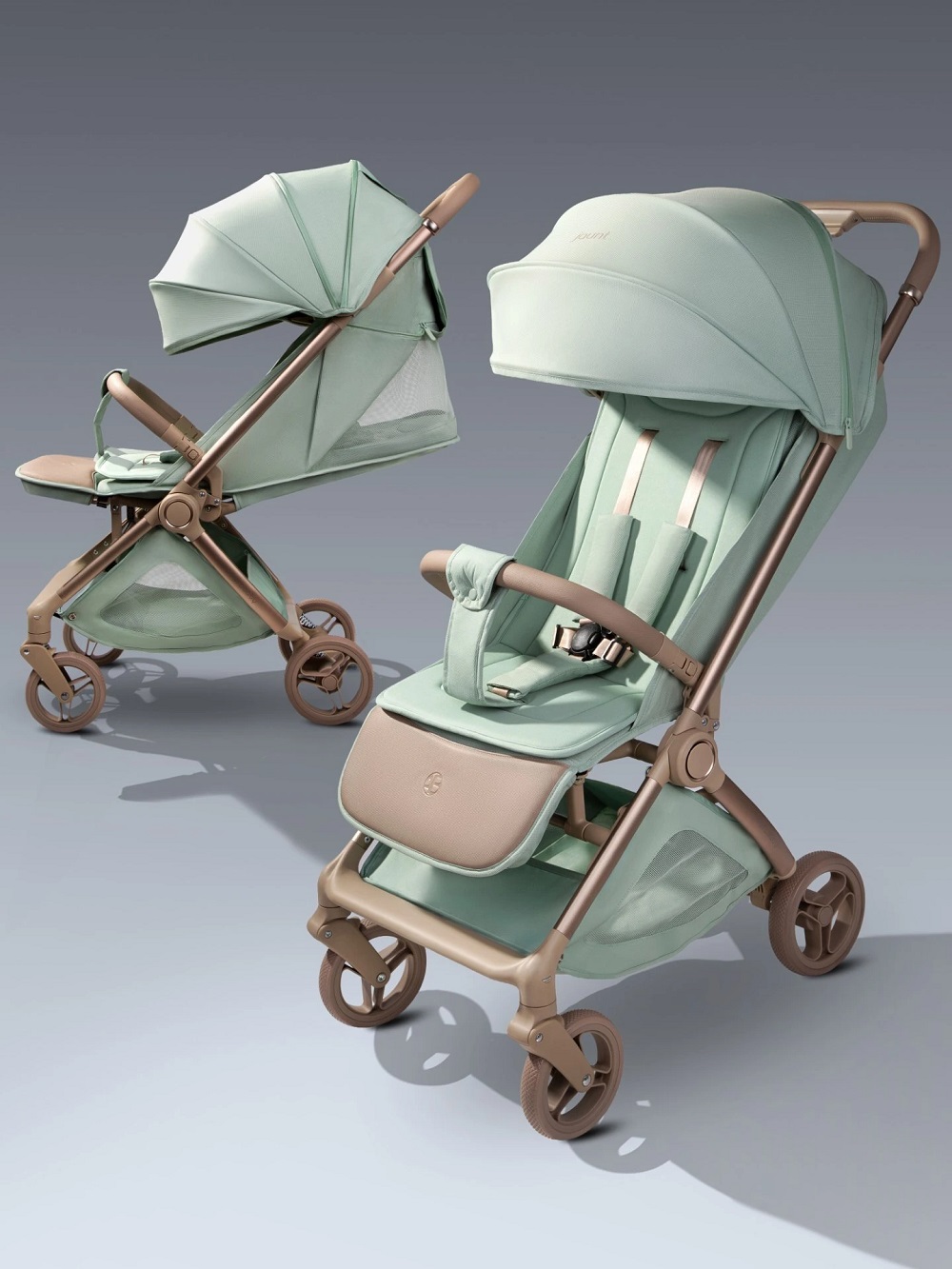 Прогулочная коляска Amarobaby Jaunt (Зеленый)