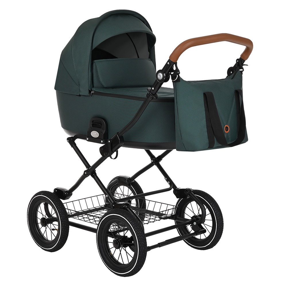 Коляска 2 в 1 Roan Bass Next Classic, d12 Pacific Green/руч.Коричневый v0zot76dl4ztwmzrymszj90kov461pcy