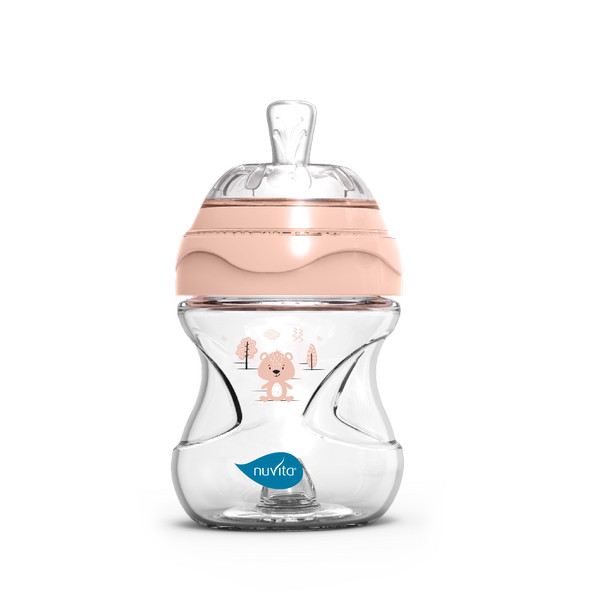 Антиколиковая бутылочка Nuvita 6011 Materno Feel 150мл, пластик розовый iv950g0mexohau23zj2zb2t83fkto58z