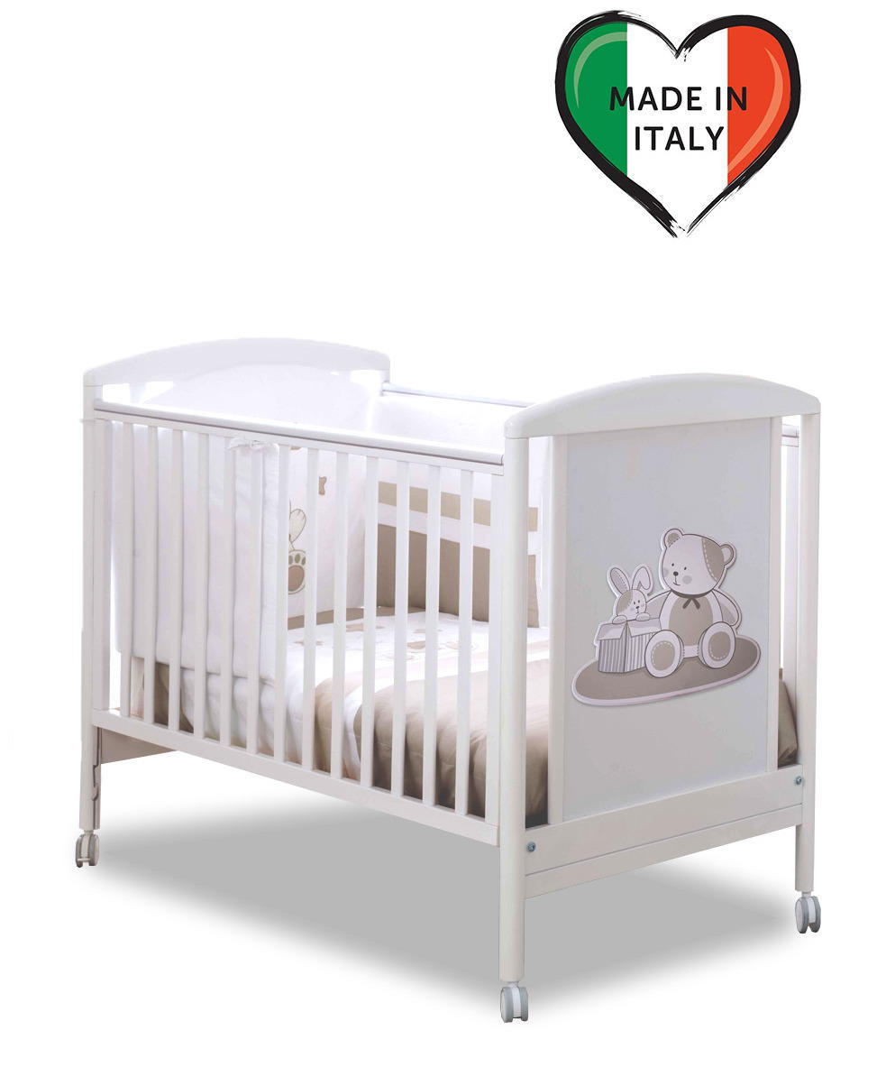 Детская кроватка Pali Lallo 125*65 Белый bjem3dc1fnj8c22xfa8mej63kkevz6cu