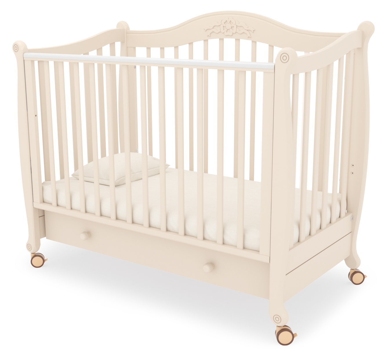 Детская кроватка Gandilyan (Гандылян) Моника Слоновая кость 107524-krovatka-detskaya-gandilyan-gandylyan-monika-krovatka-detskaya-gandilyan-gandylyan-