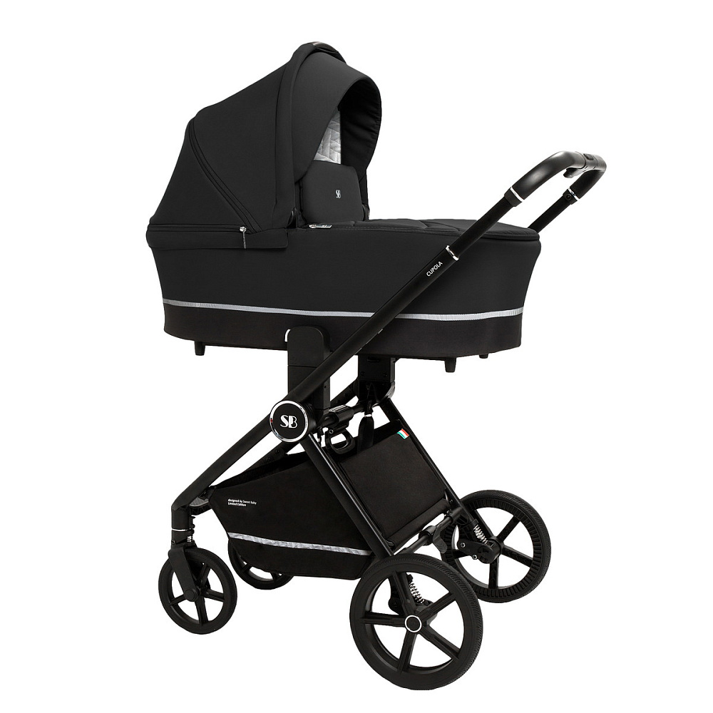 Детская коляска Sweet Baby Cupola New 2 в 1 (Moon Black)